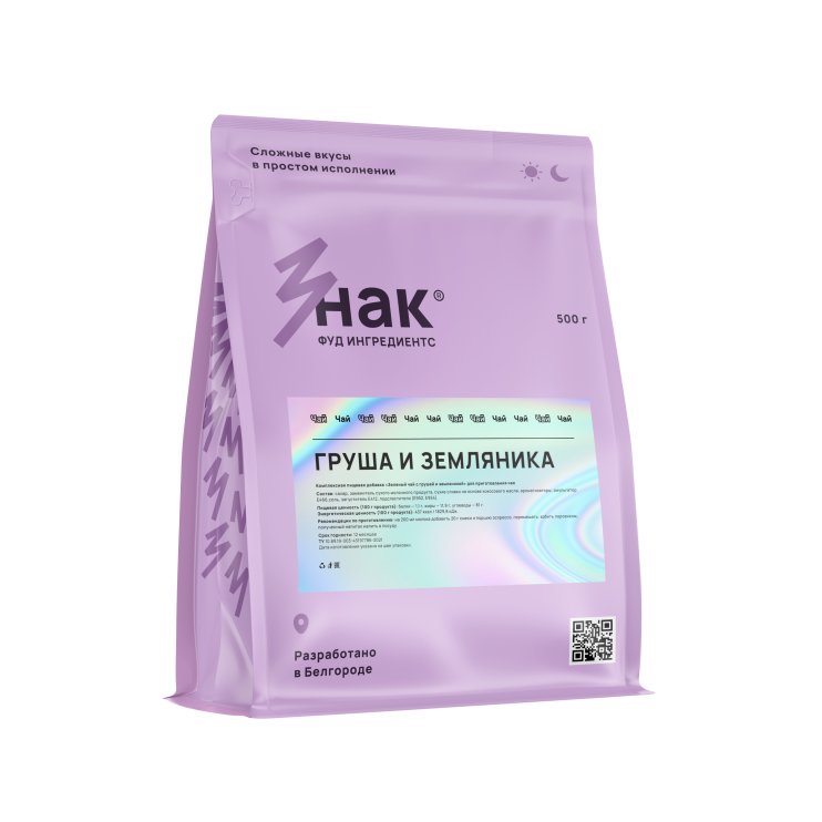 Основа для приготовления "Зеленый чай с грушей и земляникой"